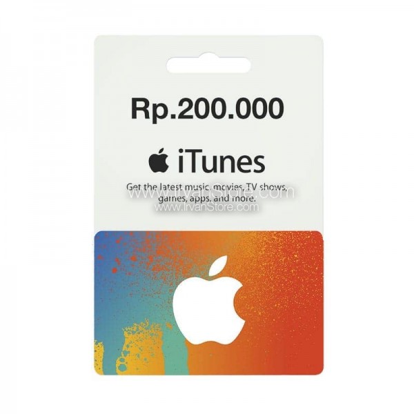 Voucher Apple iTunes Gift Card IGC (IDR 200K)