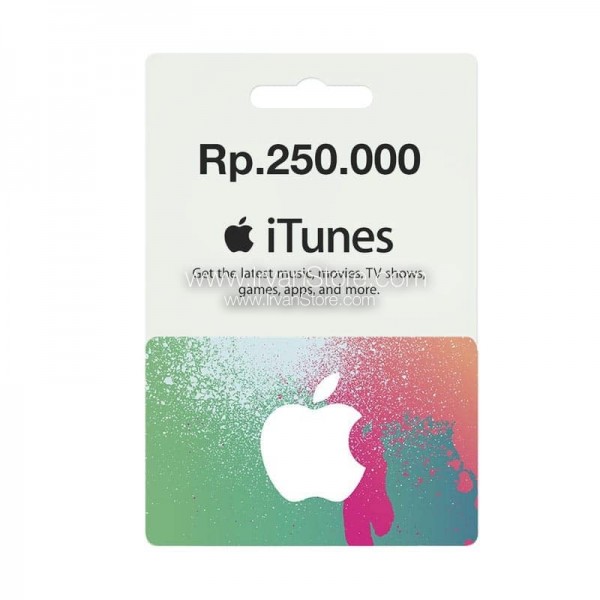 Voucher Apple iTunes Gift Card IGC (IDR 250K)